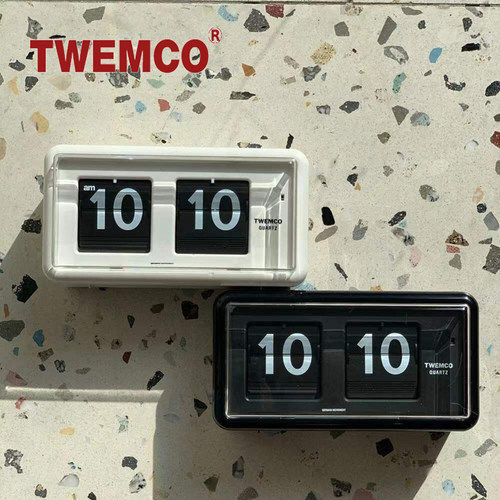 香港TWEMCO现代简约翻页钟