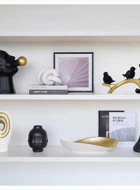 现代书柜家居软装饰品工艺品摆件