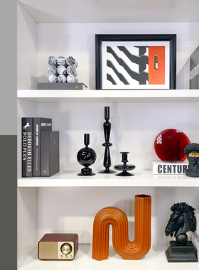 简约现代书柜家居摆件软装饰品