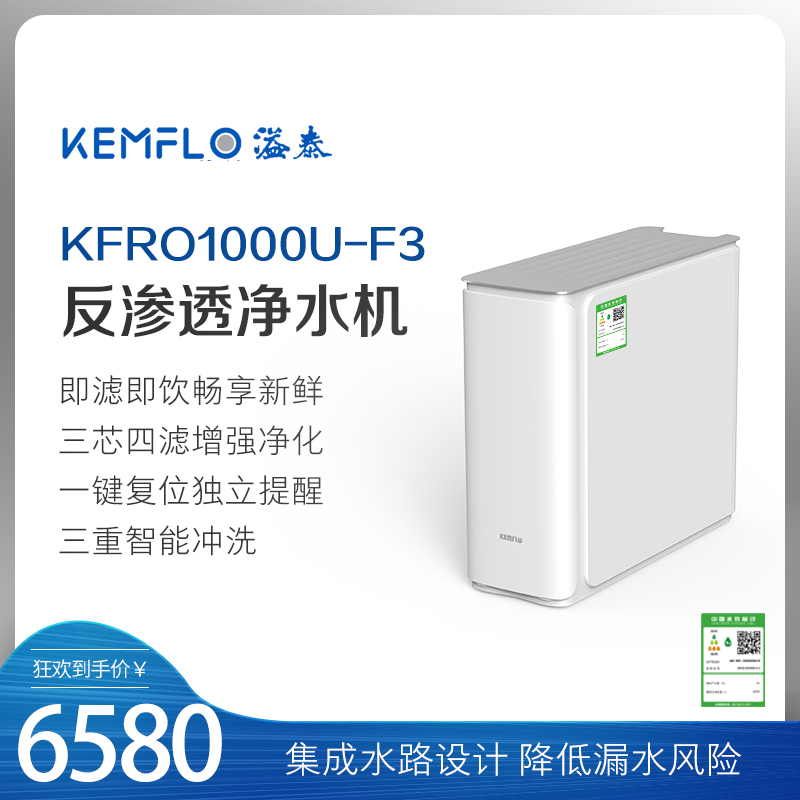 溢泰Kemflo橱下RO直饮大流量过滤