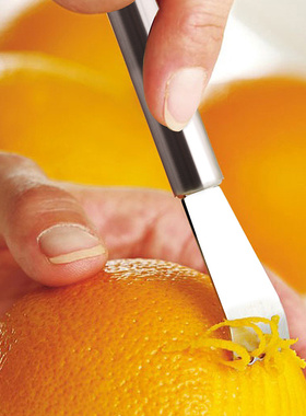 304不锈钢柠檬刮皮刨丝器 刮丝刀刨条橙子开橙器柚子茶工具剥橙器