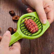 Jujube slicer strawberry slicer mushroom egg slicer household kitchen multifunctional fruit separator