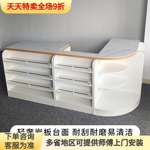 母婴店收银台文具药店水果零食便利店烟酒柜店铺小型超市收银柜台