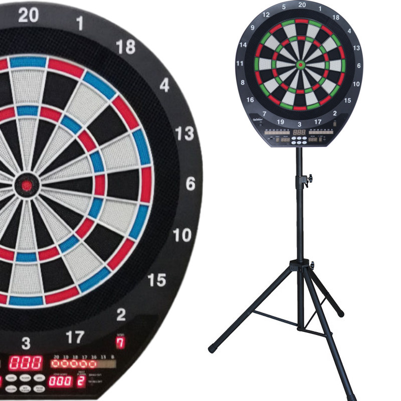 fun专业比赛电子飞镖盘自动计分 中文英文双语切换电子飞镖靶套装
