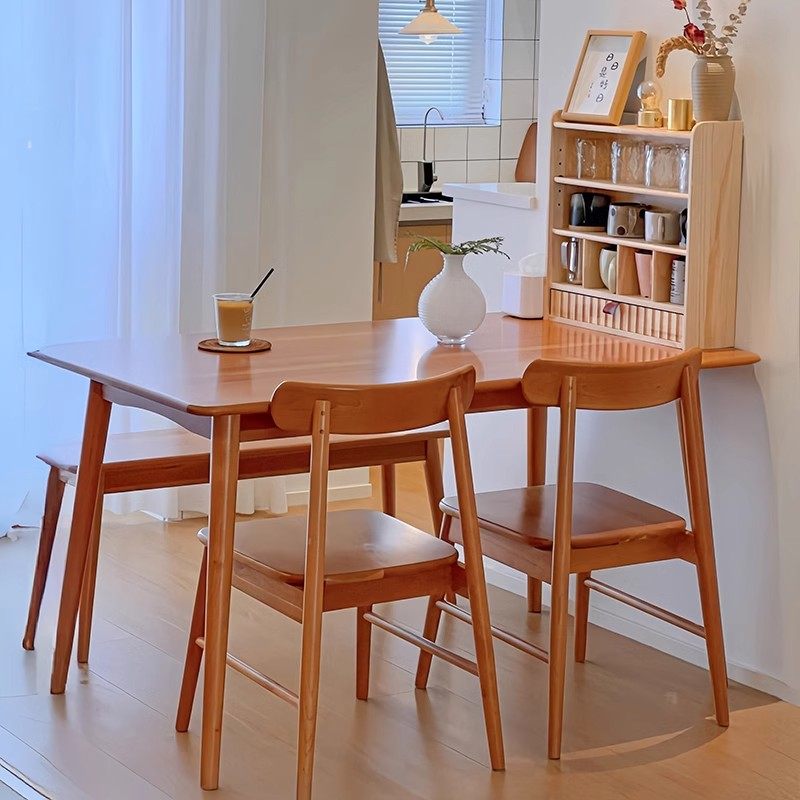 白蜡木实木餐桌椅组合纯实木桌子北欧原木大长桌客厅简约长方形桌,住宅家具,实木餐桌,淘宝优惠券,粉丝福利购,淘宝优惠卷