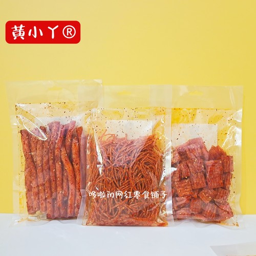 黄小丫辣丝辣棒辣块辣片湖南特产平江辣条香辣味零食多包组合装