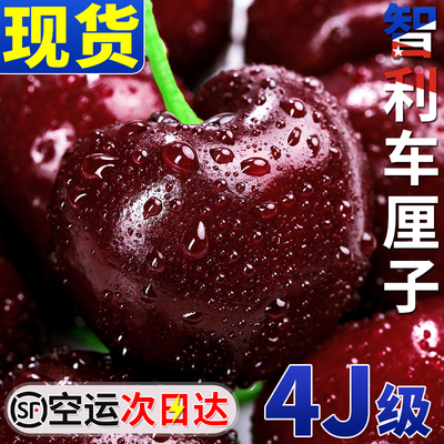顺丰现货 5斤4J智利车厘子新鲜水果进口樱桃当季整箱孕妇礼盒