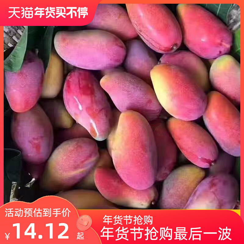 海南贵妃芒10斤芒果新鲜当季整箱小红金龙应季热带现摘水果