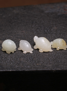 【现货】上海玉雕工作室雕刻 新疆和田玉籽料 乌龟手链 配珠 吊坠