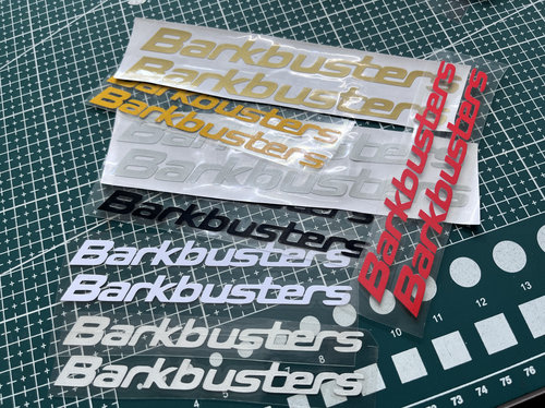 摩托车贴纸巴克barkbusters 宝马水鸟手把护手护盖防水反光装饰