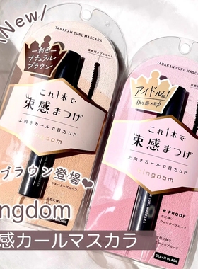 日本黑龙堂kingdom束感睫毛膏纤长卷翘自然防水2023年新色