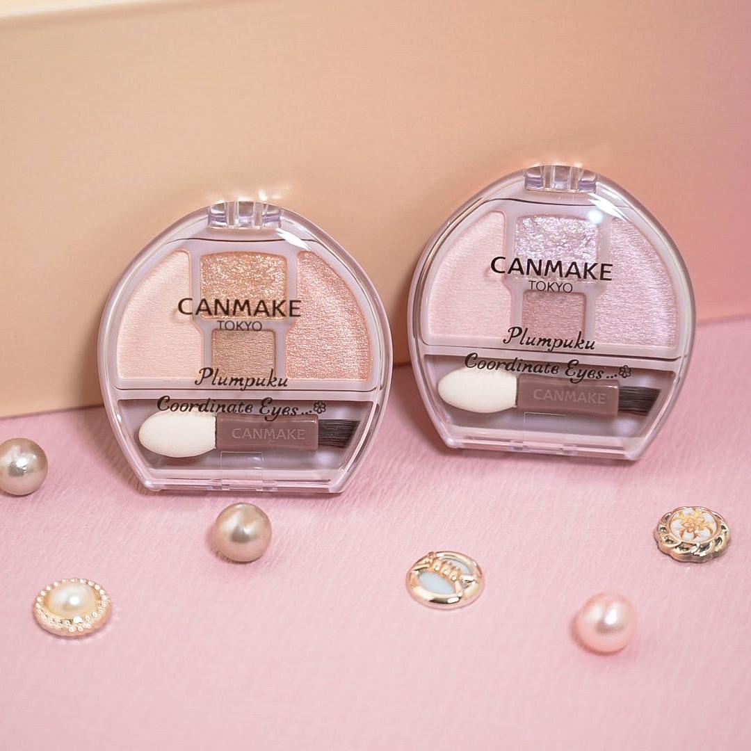 canmake/井田卧蚕四色眼影