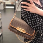 美国直邮正品 MK女包经典 真皮Parker手提斜挎包链条老花百搭送女友