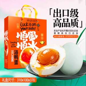 咸鸭蛋精美礼盒即食烤海鸭蛋2026新款正宗地道微山湖特产