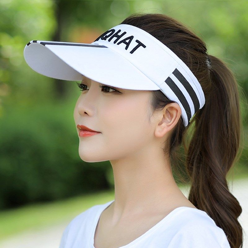 开车女生凉帽春秋黑白运动会太阳帽2018男子夏日纯白大帽檐短发|msdalam kategori Aksesori/Belt kulit/Hat/Muffler, Hat - dari Buy2taobao.com untuk memberikan perkhidmatan ejen Taobao profesional membeli