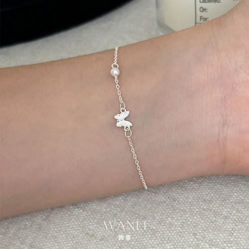 夏天叠戴珍珠手链女轻奢小众精致