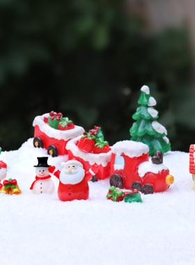 圣诞树雪人圣诞老人麋鹿公仔组合