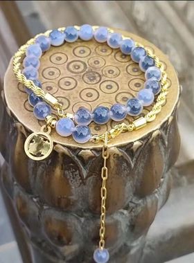 北京雍和寺庙流通处新款香灰半糖珠链手串手链可多圈调节叠戴手环