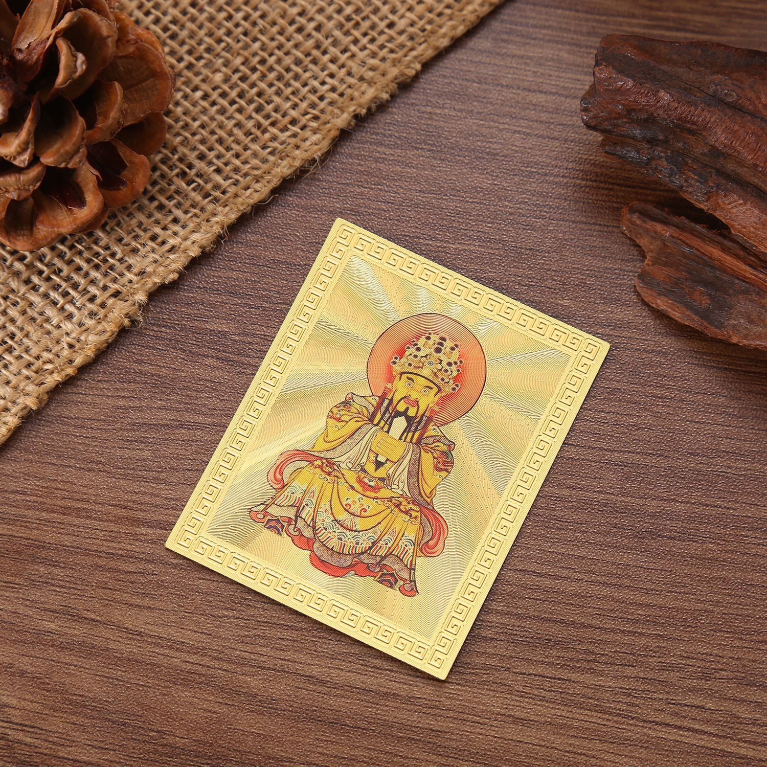 2026文昌卡文曲星佛卡五台山五爷帝君卡片文曲星礼品手机贴财库卡