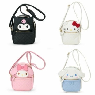 岛内直邮正品  三丽鸥sanrio脸部造型斜挎包 小包可爱