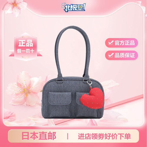 wego新款波士顿痛包带爱心挂件日本直邮