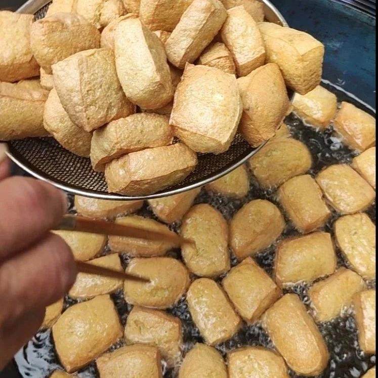 湖北广水特产纯手工制作炸豆腐