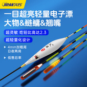久岩一目亮大物夜光漂316轻量LED电子漂翘嘴鲢鳙加粗醒目鱼漂浮漂