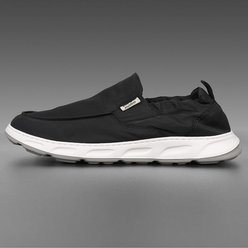 乐福鞋男夏季透气布鞋男一脚蹬百搭休闲鞋男软底软面潮流男鞋超轻