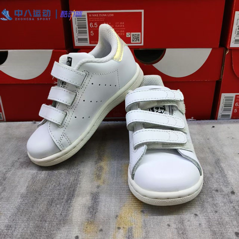 adidas阿迪达斯Originals实拍防滑简约百搭运动休闲童鞋AQ6274