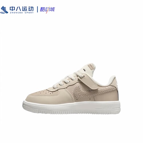 28码Nike耐克Air Force儿童透气防滑耐磨轻便休闲板鞋FZ4514-100