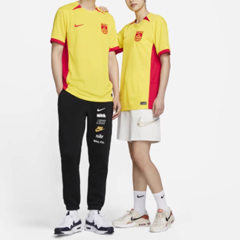 NIKE耐克Dri-FIT足球系列撞色圆领时尚潮流运动足球服DR3973-731