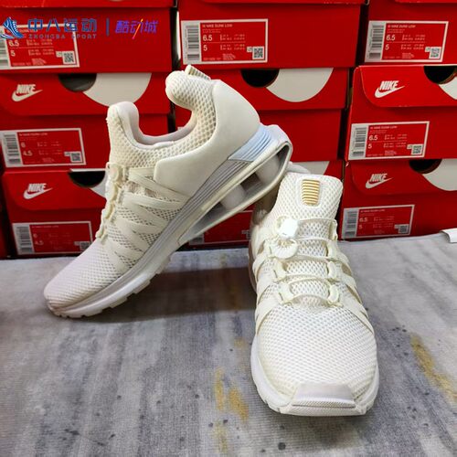 Nike耐克Shox Gravity实拍防滑耐磨轻便气垫休闲跑鞋AQ8554-100