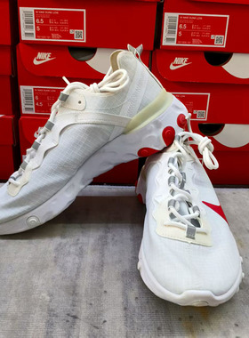 Nike耐克React Element实拍缓震轻便舒适运动支撑跑鞋BQ6167-102