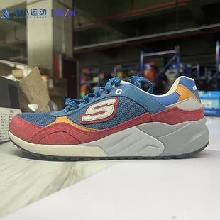 SKECHERS/斯凯奇男百搭潮流拼接舒适透气防滑运动鞋99999928-MULT