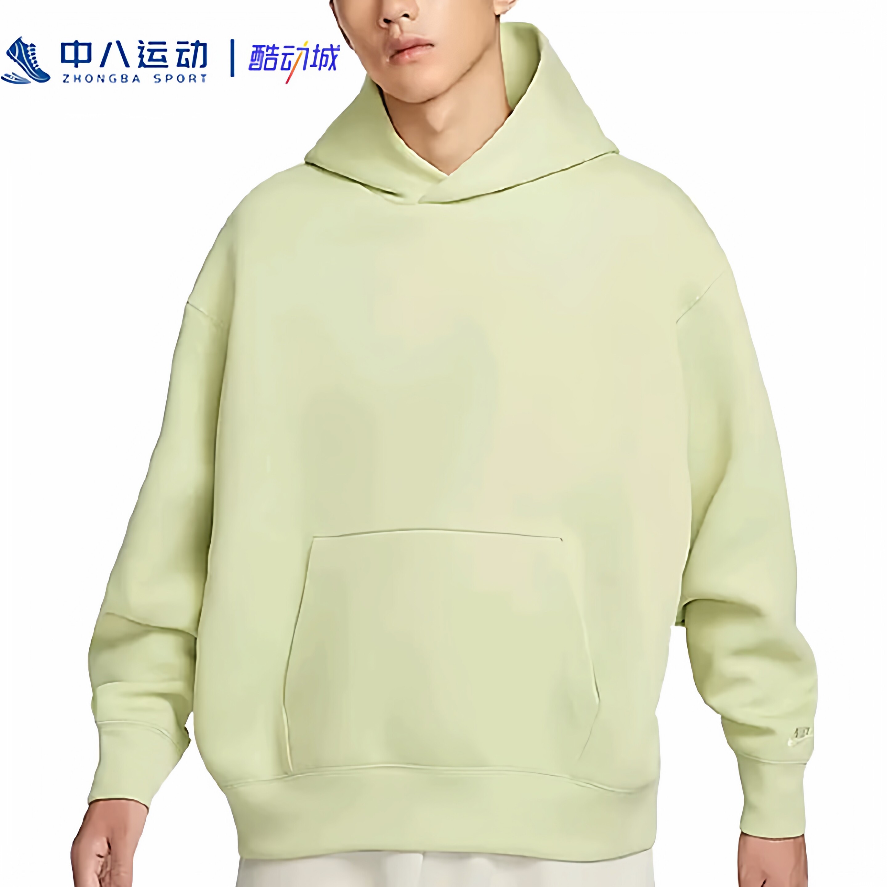 NIKE耐克运动休闲男士薄款套头保暖连帽简约长袖卫衣FZ0745-371