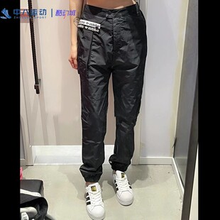 运动束脚收口长裤 GU5787 裤 Adidas阿迪达斯三叶草女子休闲工装