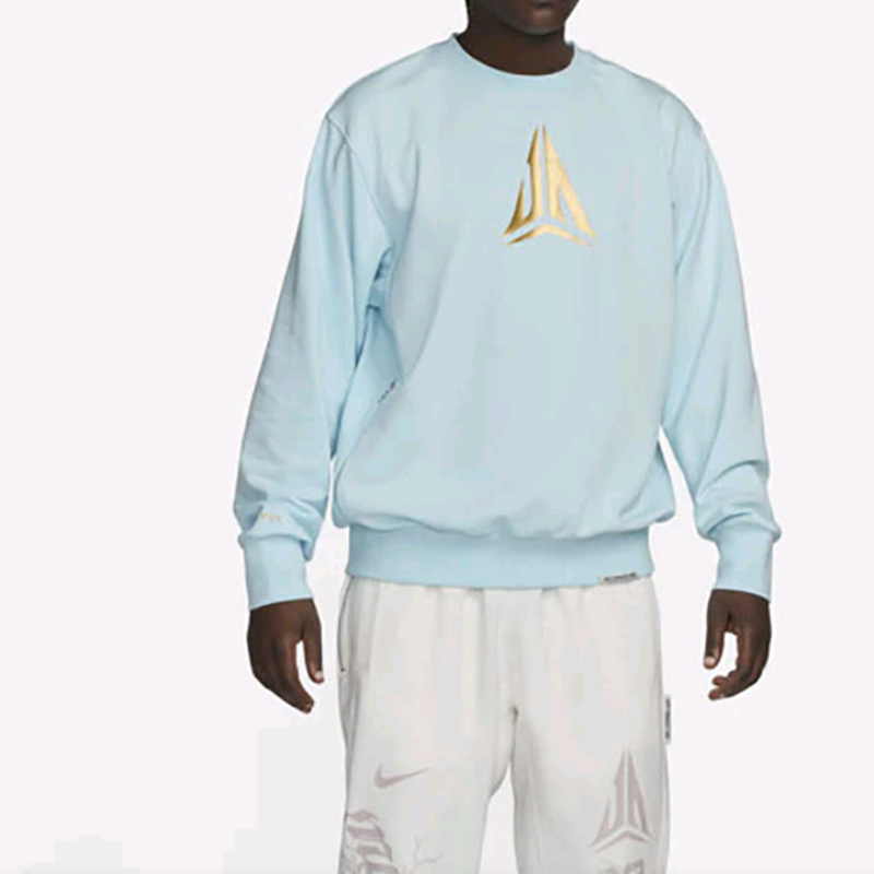 Nike耐克印花图案宽松百搭时尚毛圈运动休闲圆领卫衣FZ5735-474