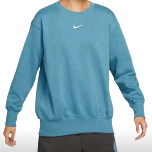 圆领套头运动加绒卫衣DQ5734 2024AW纯色长袖 440 耐克 NIKE