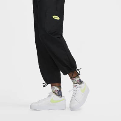 Nike耐克女子夏季长裤户外速干运动宽松直筒美式工装裤DM6570-010