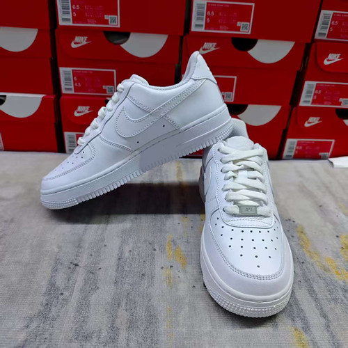 Nike耐克AirForce空军一号实拍轻便百搭耐磨经典款板鞋DD8959-100