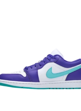 NIKE耐克Air Jordan 1拼色复古潮流支撑合成革耐磨板鞋HJ9013-550