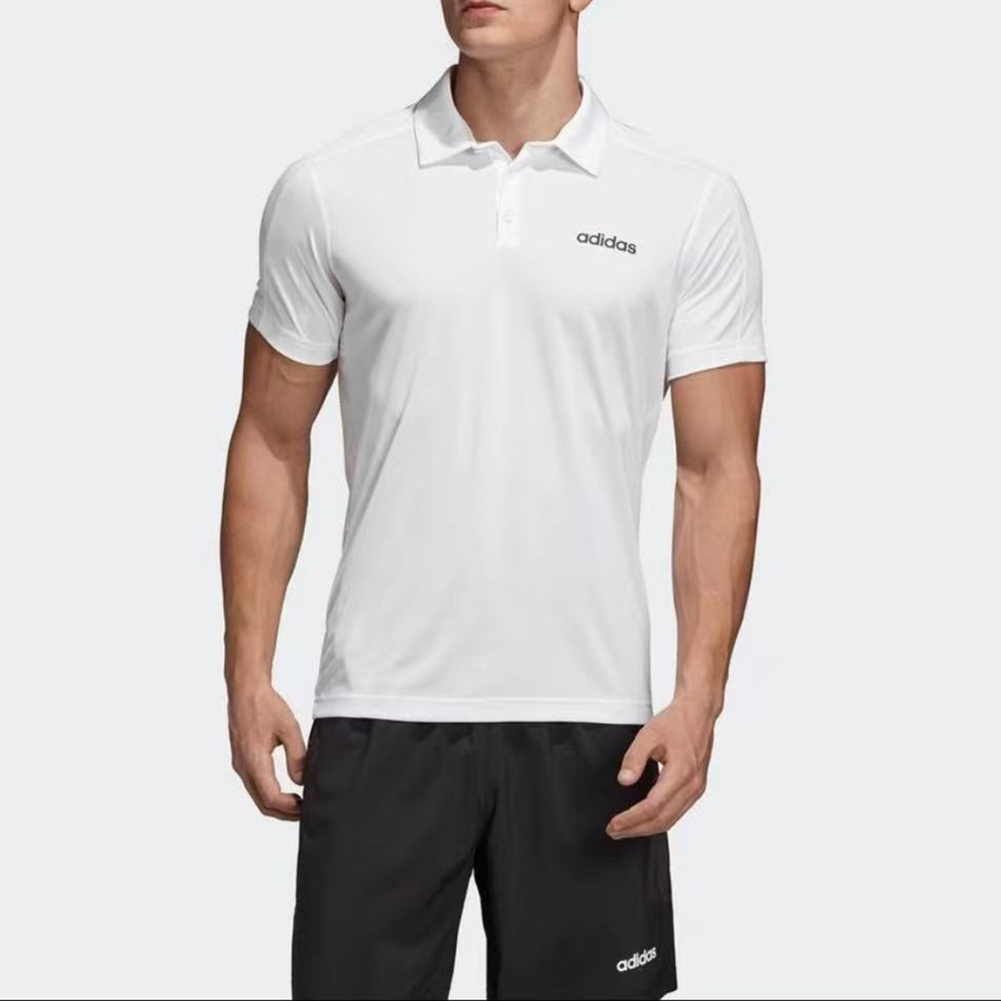 Adidas阿迪达斯男子夏季短袖舒适透气潮流百搭休闲T恤DT3049
