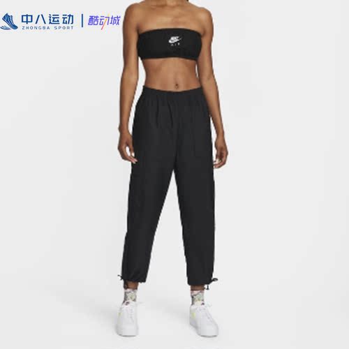 Nike耐克女子夏季长裤户外速干运动宽松直筒美式工装裤DM6570-010