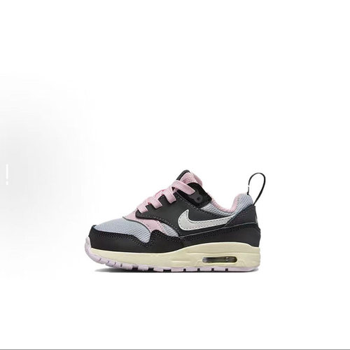 23.5Nike耐克Air Max1正品婴童低帮新款休闲一脚蹬童鞋DZ3309-004