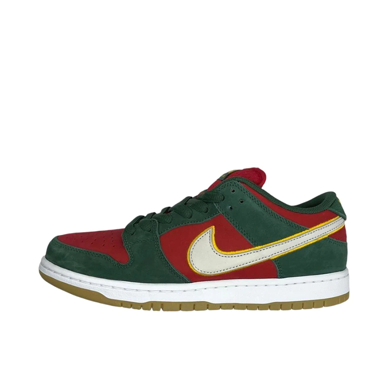 40/41码Nike耐克Dunk男款复古红绿色炸街低帮休闲板鞋FZ1287-300