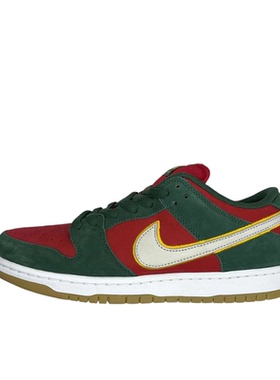 40/41码Nike耐克Dunk男款复古红绿色炸街低帮休闲板鞋FZ1287-300