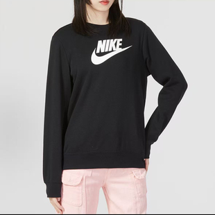 S码Nike耐克女子圆领潮流百搭运动休闲套头卫衣DQ5833-010