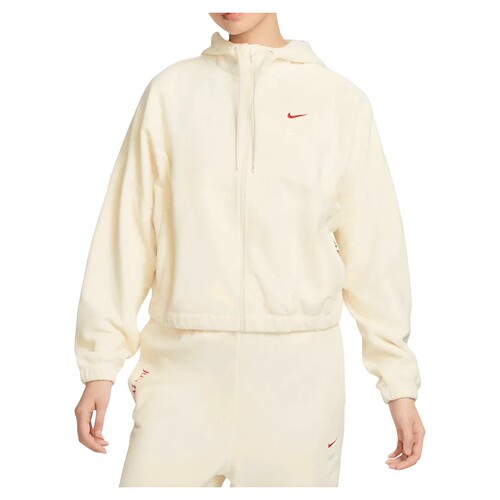 M-XL码Nike耐克龙年限定系列保暖连帽拉链摇粒绒感外套FZ6387-113