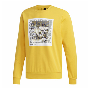 ADIDAS/阿迪达斯男款运动针织套衫圆领套头长袖卫衣EI4504