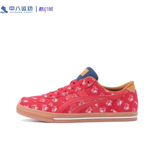 Asics亚瑟士Aaron时尚低帮轻运动防滑耐磨简约休闲鞋1203A185-600